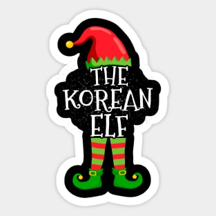 Korean Elf Family Matching Christmas Group Funny Gift Sticker